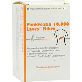 Pankreatin 10000 Laves Mikro (50 stk) – PZN 6571324 из Германии
