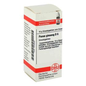 Panax Ginseng D 6 Globuli (10 g) – PZN 7249062 из Германии