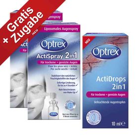 Optrex Actispray 2in1 für trockene+gereizte Augen (1 stk) – PZN 8100113 из Германии