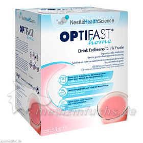 OPTIFAST home Drink Erdbeere, 8X53 G – PZN 10267827 из Германии
