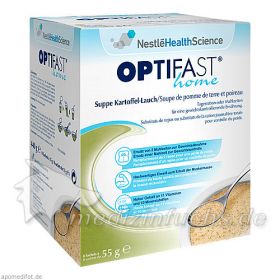 OPTIFAST home Suppe Kartoffel-Lauch Pulver, 8X55 G – PZN 10267885 из Германии