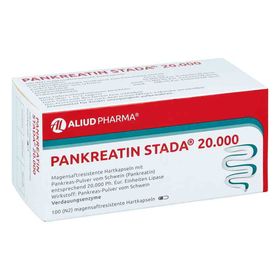 Pankreatin STADA 20000 Aliud (100 stk) – PZN 11101810 из Германии