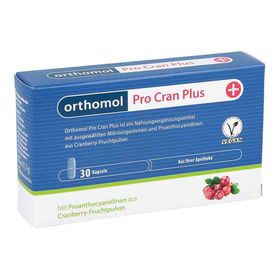 Orthomol Pro Cran Plus Kapseln (30 stk) – PZN 12502540 из Германии