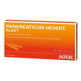 Pankreaticum Hevert injekt Ampullen (10 stk) – PZN 13893488 из Германии