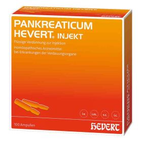 Pankreaticum Hevert injekt Ampullen (100 stk) – PZN 13893494 из Германии
