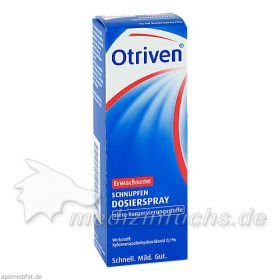 OTRIVEN 0.1% OHNE KONSERVIERUNGSSTOFFE, 15 ML – PZN 1408140 из Германии
