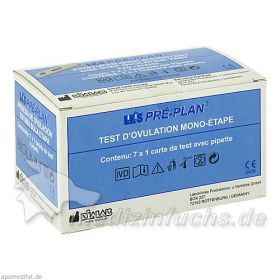 OVULATIONSTEST PRE PLAN LH, 7 ST – PZN 1534235 из Германии