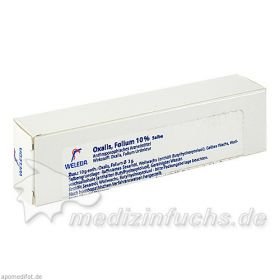 OXALIS FOLIUM 10%, 25 G – PZN 1573063 из Германии