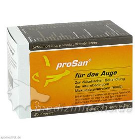 Orthomolekulare Vitalstoffkomb.proSan f.d.Auge, 90 ST – PZN 2094643 из Германии