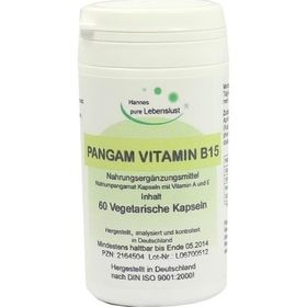 Pangam Vitamin B15, 60 ST – PZN 2164504 из Германии