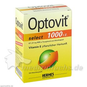 OPTOVIT select 1000 I.E., 100 ST – PZN 2750780 из Германии