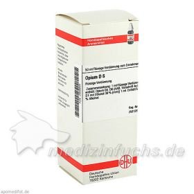 OPIUM D 6, 50 ML – PZN 2928640 из Германии