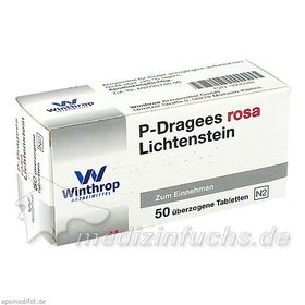 P DRAGEES ROSA, 50 ST – PZN 3935582 из Германии