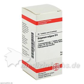 ORIGANUM VULG D 6, 80 ST – PZN 4230435 из Германии