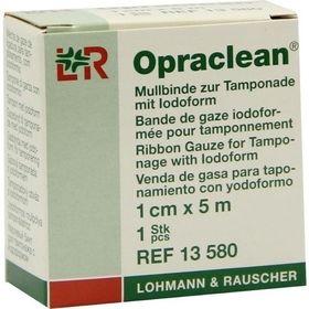 Opraclean Mullbinde z.Tamponade m.Jodoform 1cmx5m, 1 ST – PZN 4436757 из Германии