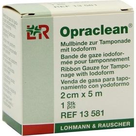 Opraclean Mullbinde z.Tamponade m.Jodoform 2cmx5m, 1 ST – PZN 4436906 из Германии