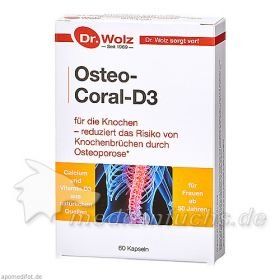 Osteo-Coral-D3 Dr. Wolz, 60 ST – PZN 4538966 из Германии