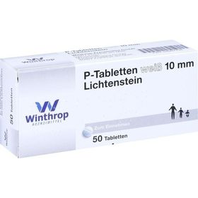 P TABLETTEN WEISS 10MM LICHTENSTEIN, 50 ST – PZN 4997438 из Германии