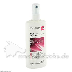 oro C20 Hände + Hautdesinfektion Sprühflasche, 125 ML – PZN 5112301 из Германии