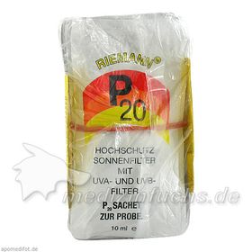 P 20 Sonnenschutz UVB+UVA, 10X10 ML – PZN 5518888 из Германии