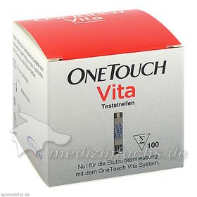 ONE TOUCH Vita Teststreifen, 100 ST – PZN 5859129 из Германии