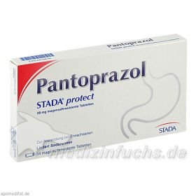 Pantoprazol STADA protect 20mg magensaftres.Tabl., 14 ST – PZN 6415618 из Германии