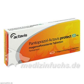 PANTOPRAZOL Actavis protect 20 mg magensaftr.Tabl., 7 ST – PZN 6456020 из Германии