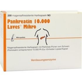 PANKREATIN 10000 LAVES MIKRO, 200 ST – PZN 6571347 из Германии
