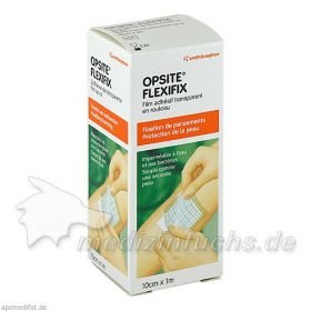 OPSITE FLEXIFIX PU Folie 10cmx1m unsteril Rolle, 1 ST – PZN 680331 из Германии