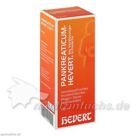PANKREATICUM Hevert b.Verdauungsschwäche Tropfen, 100 ML – PZN 701926 из Германии