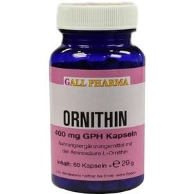 Ornithin 400mg GPH Kapseln, 60 ST – PZN 7147290 из Германии