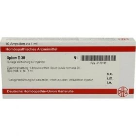 OPIUM D 30 Ampullen, 10X1 ML – PZN 7176191 из Германии
