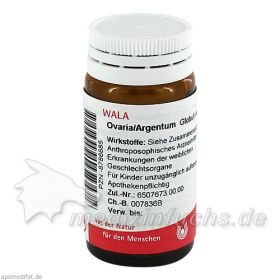 OVARIA/ARGENTUM, 20 G – PZN 8786885 из Германии