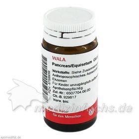 PANCREAS/EQUISETUM, 20 G – PZN 8786939 из Германии