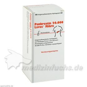 PANKREATIN 20000 LAVES MIKRO, 100 ST – PZN 9385817 из Германии