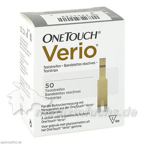 One Touch Verio Teststreifen, 50 ST – PZN 9884584 из Германии