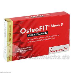 OsteoFIT Mono D, 300 ST – PZN 9895659 из Германии