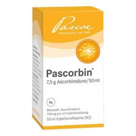 Pascorbin 7,5 g Ascorbinsäure/50ml iniecto -lösung (50 ml) – PZN 581310 из Германии