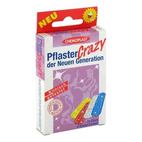 Pflaster Crazy 4 Glitzerfarben (10 stk) – PZN 610750 из Германии