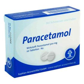 Paracetamol 500 Sophien (20 stk) – PZN 1679407 из Германии