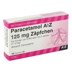 Paracetamol AbZ 125mg (10 stk) – PZN 2058601 из Германии