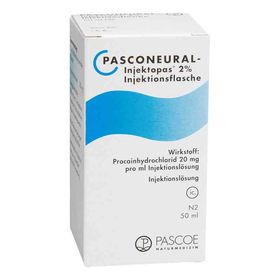 Pasconeural Injektopas 2% Injektionsflaschen (50 ml) – PZN 2102176 из Германии
