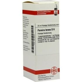 Pareira Brava D 6 Dilution (20 ml) – PZN 2619502 из Германии