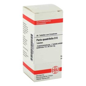 Paris Quadrifolia D 6 Tabletten (80 stk) – PZN 2634654 из Германии