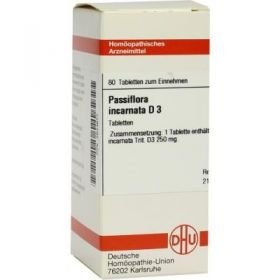 Passiflora Incarnata D 3 Tabletten (80 stk) – PZN 2634677 из Германии