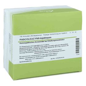 Pascoleucyn Injektopas Ampullen (100 stk) – PZN 4193823 из Германии