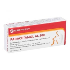 Paracetamol AL 500 (20 stk) – PZN 6718342 из Германии