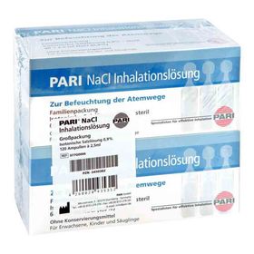 Pari Nacl Inhalationslösung Ampullen (120X2.5 ml) – PZN 8100241 из Германии