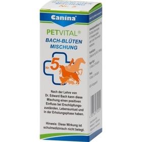 PETVITAL Bachblüten Nr. 5 vet, 10 G – PZN 10528593 из Германии
