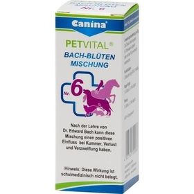 PETVITAL Bachblüten Nr. 6 vet, 10 G – PZN 10528601 из Германии